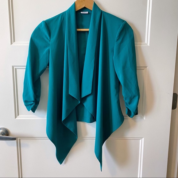 Teal Suzy Shier Blazer Size Small - Picture 2 of 12